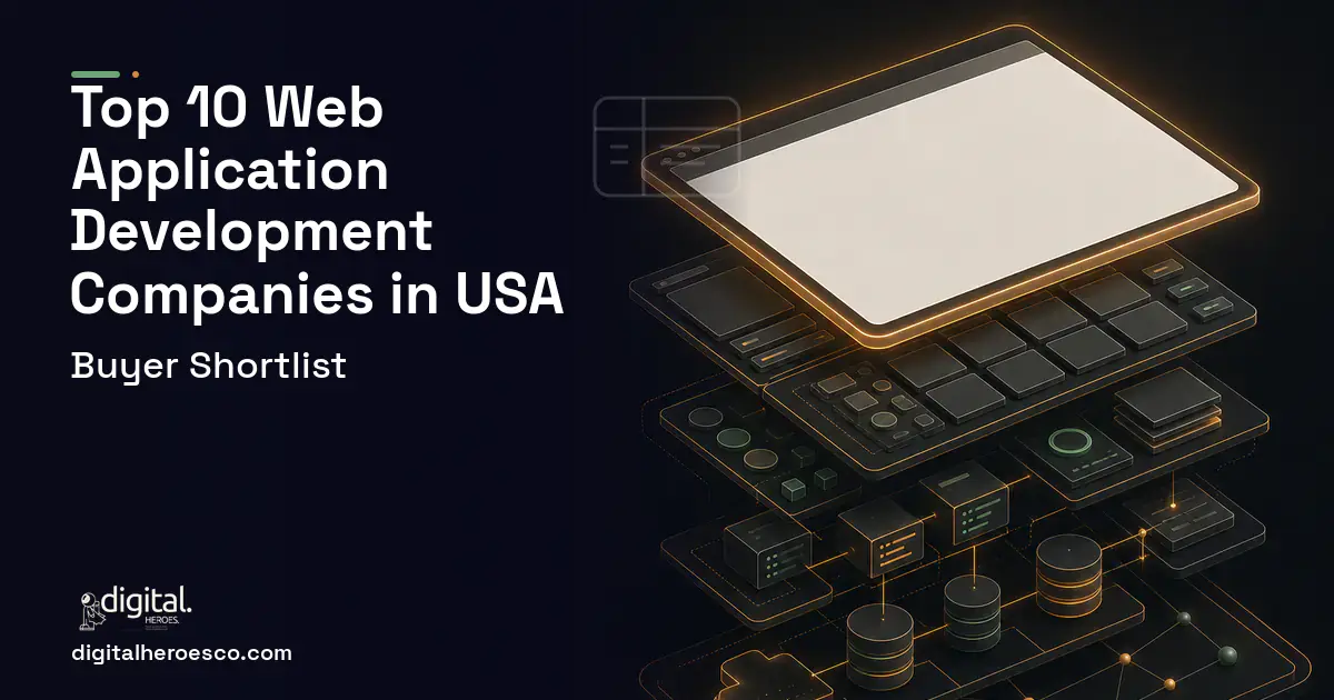 Website Development product interface illustration for Top 10 Web Application Development Companies in the USA 2026.