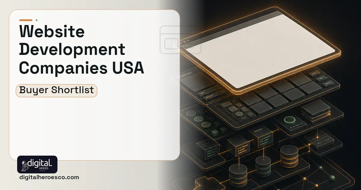 Website Development product interface illustration for Website Development Companies in the USA.