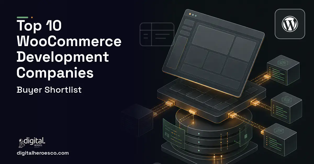 WordPress Development product interface illustration for Top 10 WooCommerce Development Companies 2026.