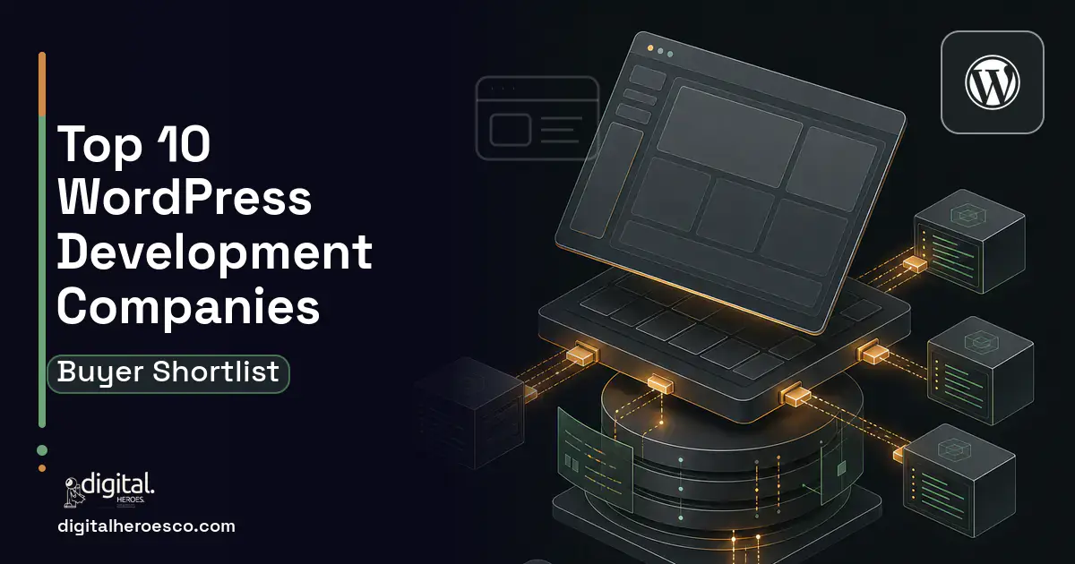 WordPress Development product interface illustration for Top 10 WordPress Development Companies 2026.
